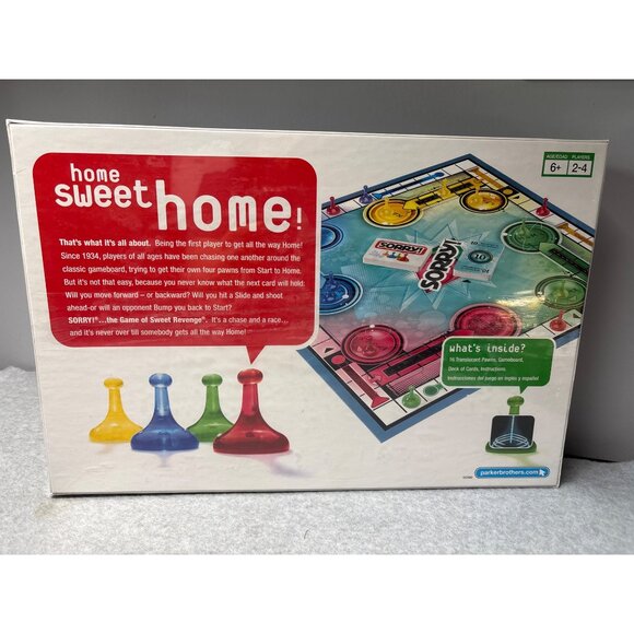 Sorry! Board Game The Game of Sweet Revenge by Hasbro Fun for Family Ages 6+ 2-4 - Picture 2 of 5